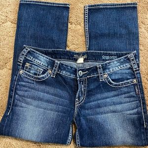 Women’s Silver cropped jeans size 31